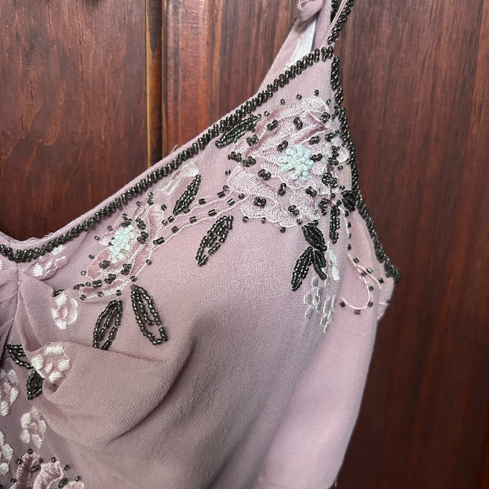 NWOT Sue Wong beaded fishtail gown - flawless Y2K mermaid fairy core dress - Picture 6 of 16